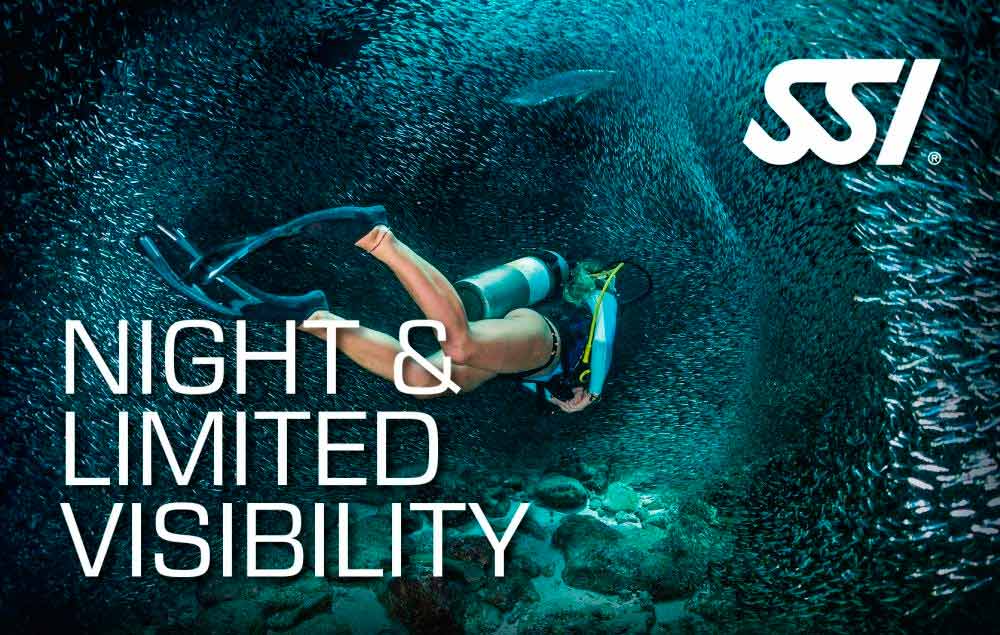 night limited visibility scuba revolution sardinia