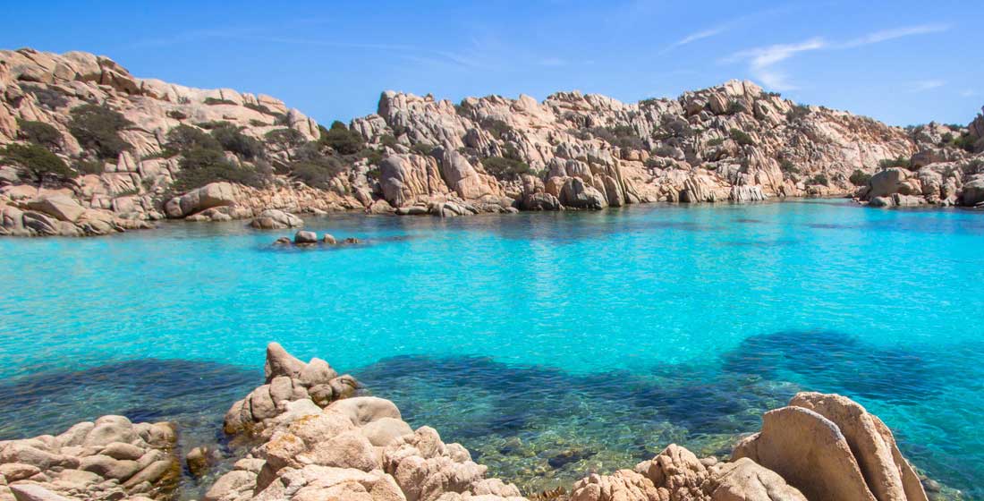 i giardini di caprera punto di immersioni in Sardegna a Caprera scuba revolution